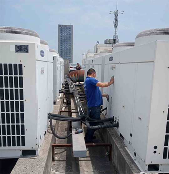 叶城中央空调制热和不制冷系统维修方法